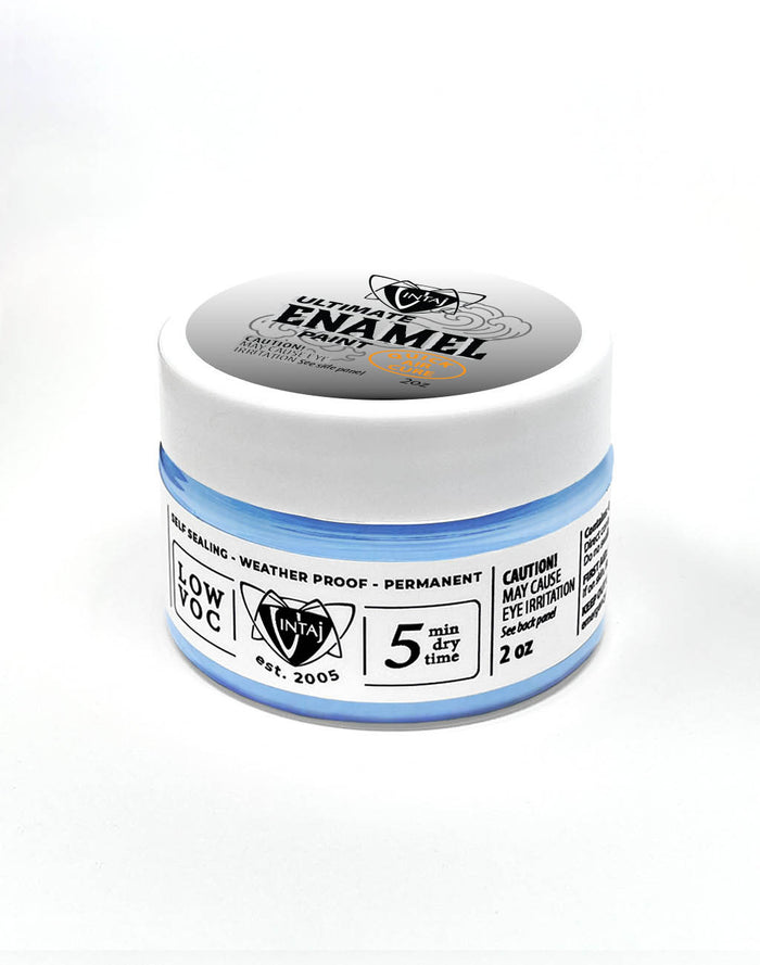 Ultimate Enamel Paint, Neon Blue, 2oz