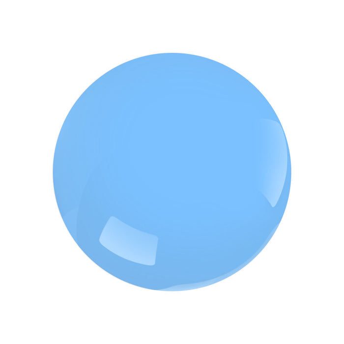 Neon blue circle graphic