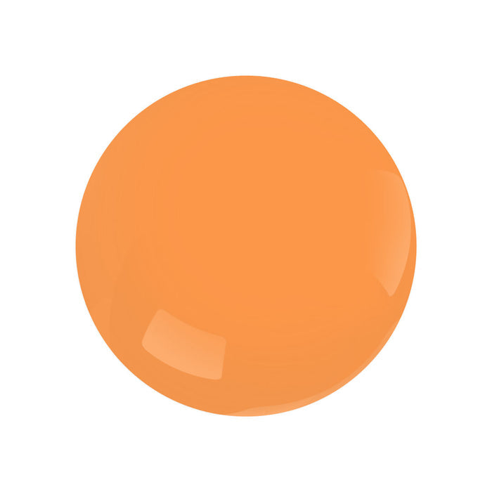 Neon orange circle