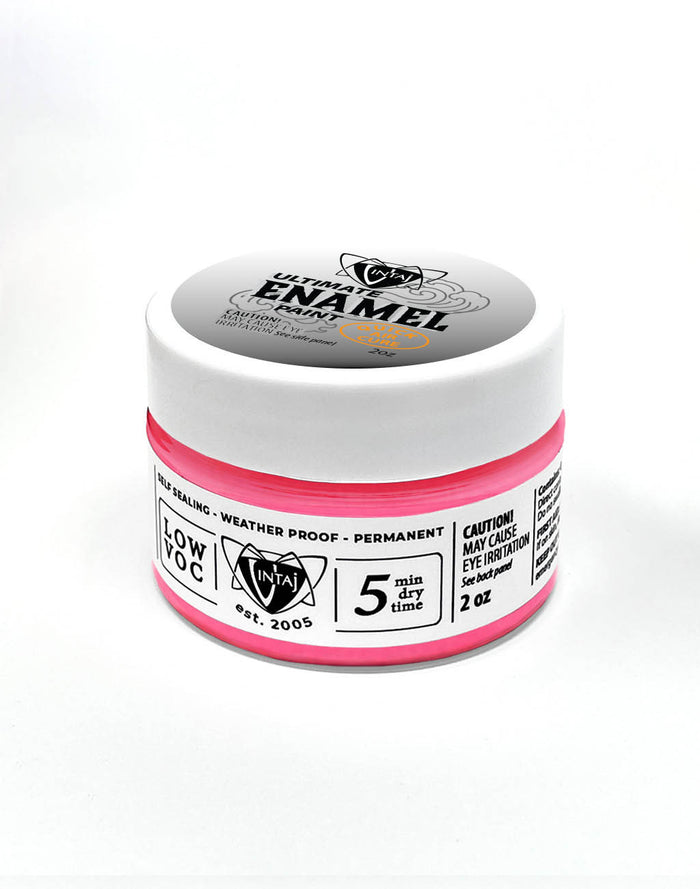 Ultimate Enamel Paint, Neon Pink, 2oz