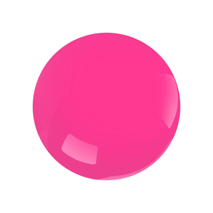 Neon pink circle