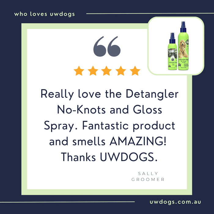 UNDERWATER DOGS Gloss Deodoriser - Deodorisers & Detanglers from Underwater Dogs at DoggyTopia