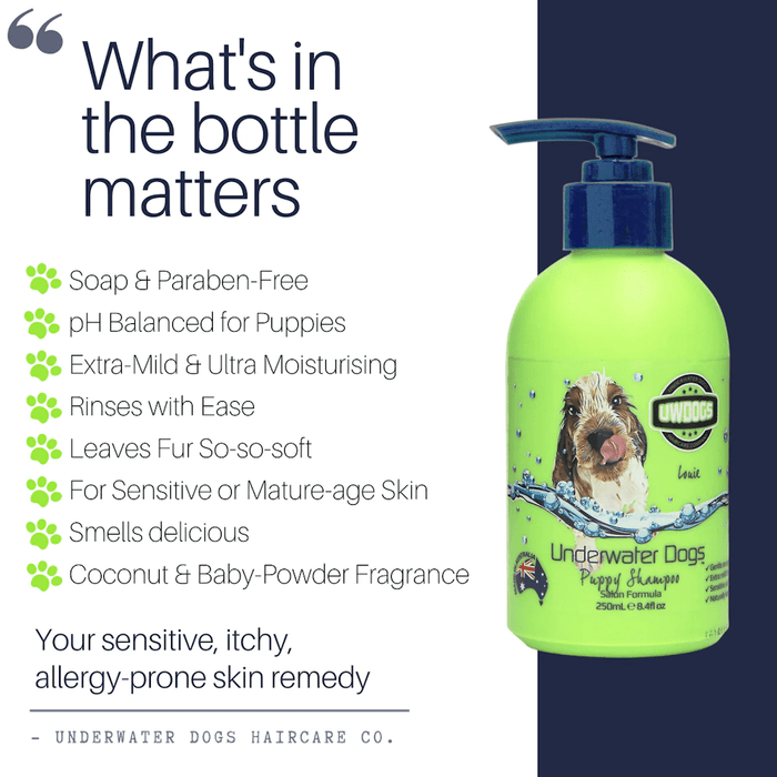 UNDERWATER DOGS – Puppy Shampoo 250mL - Shampoo's from Underwater Dogs at DoggyTopia