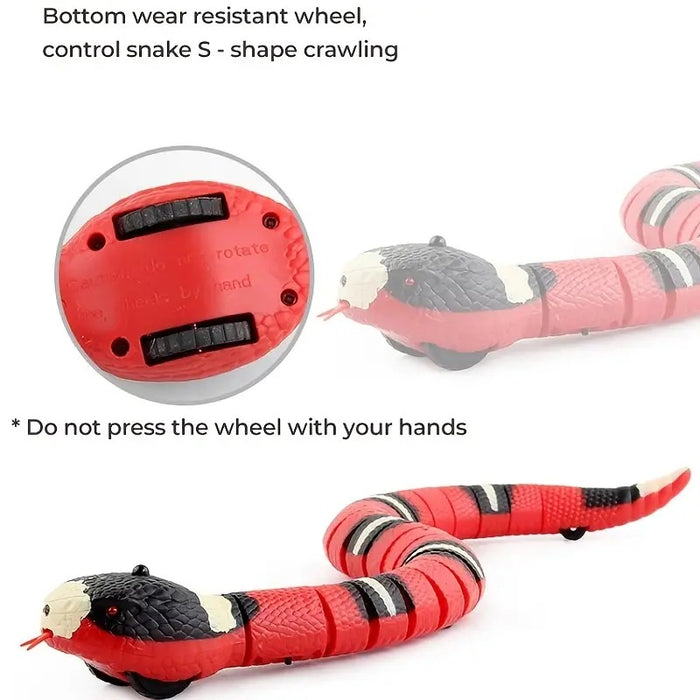USB Rechargeable Snake Cat Toy, detail view