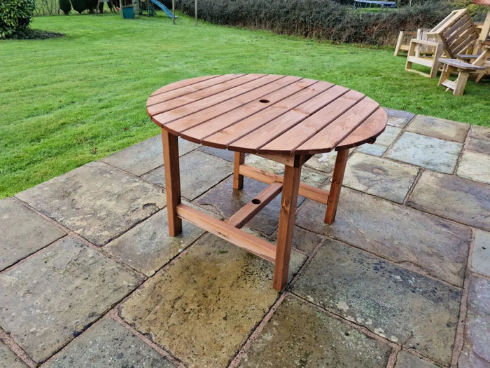 Valley Four Seat Round Table - 113cm Diameter