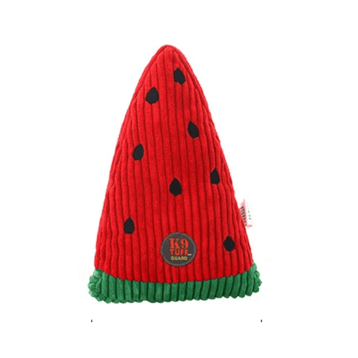 Watermelon Slice Plush Dog Toy - Plush Toys from . at DoggyTopia