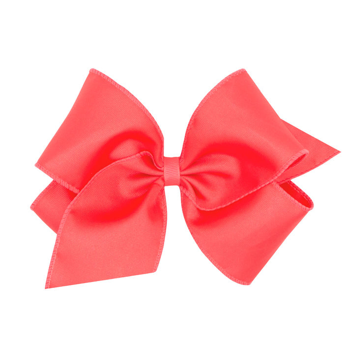 Wee Ones King Satin Grosgrain Bow
