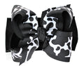 WIDE PANTYHOSE HEADBAND W/  LAYERED SPECIALTY COW BOW