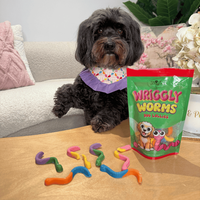 Wriggly Worms Dog Lollies