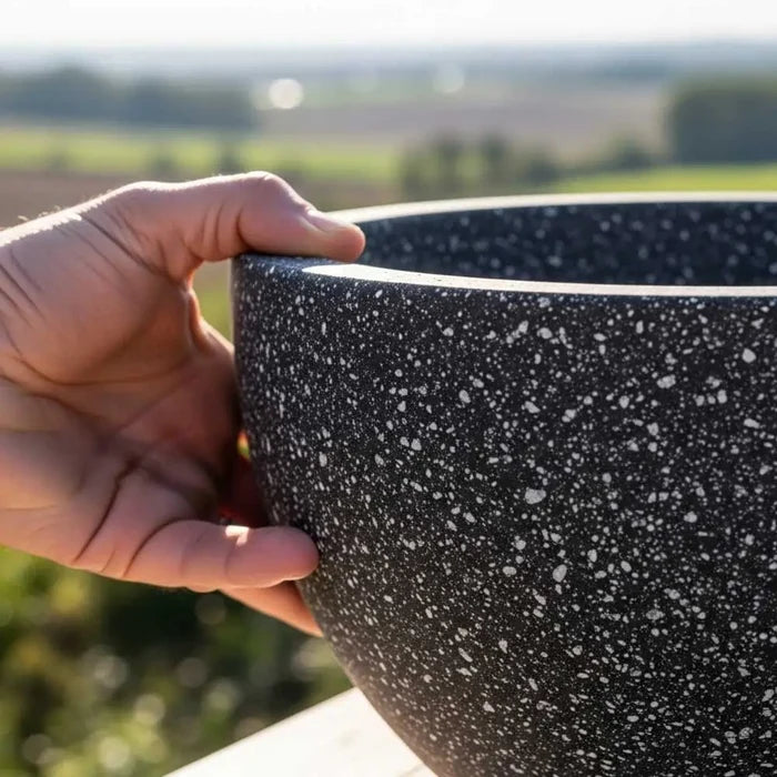 Zinc Galvanised Round Bowl Planter